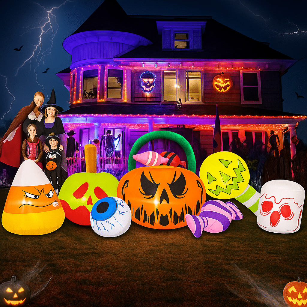 Inflatable Ghost Outdoor Halloween Decor