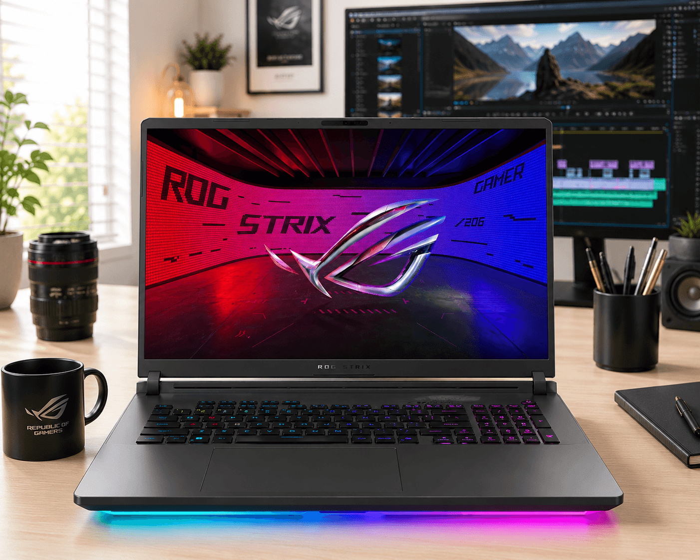 ASUS ROG Strix Scar 18 laptop for video editing
