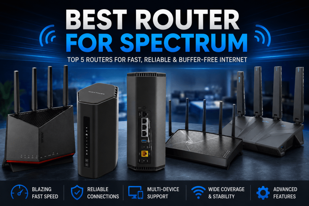 Best router for Spectrum in 2026 with five Wi-Fi router options