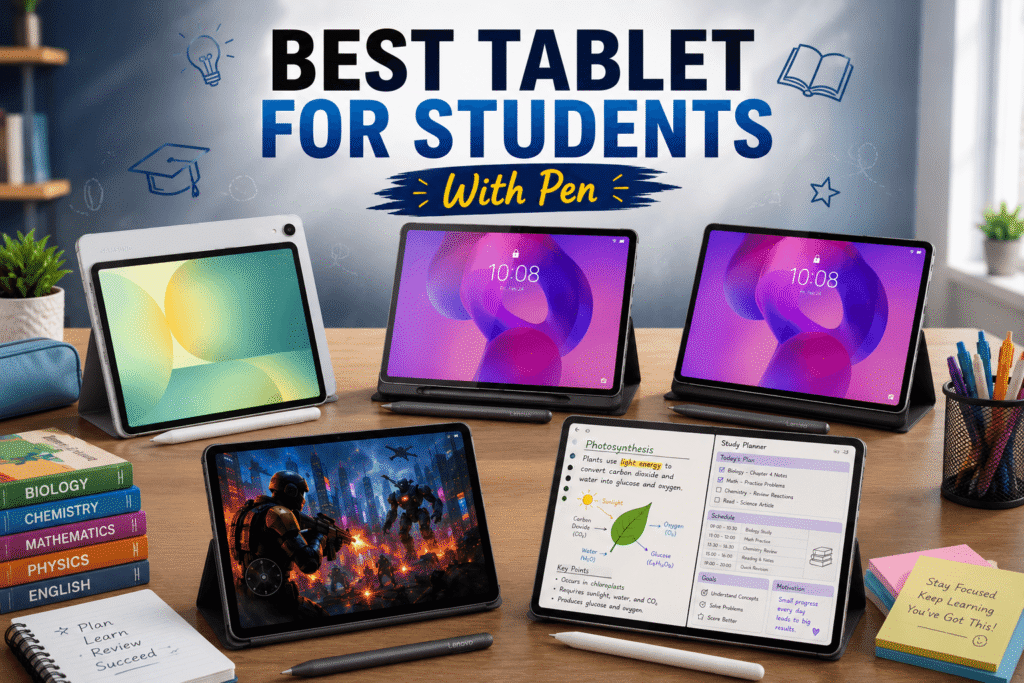Best tablet for students with pen in 2026