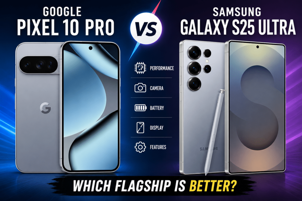 Google Pixel 10 Pro vs Samsung Galaxy S25 Ultra comparison