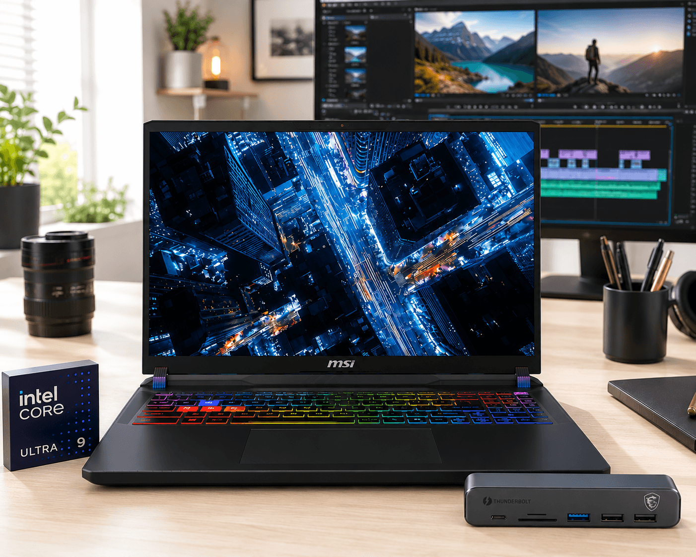 MSI Vector 16 RTX 5080 laptop for video editing