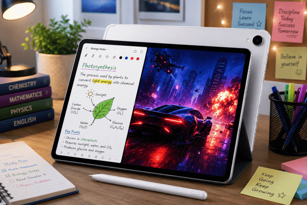 Samsung Galaxy Tab S11 tablet for students with S Pen